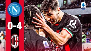 Leão Díaz show: POKER al Maradona | Napoli 0-4 Milan | Highlights Serie A