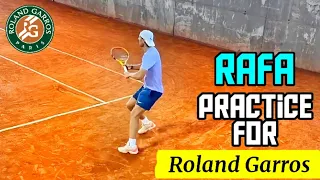 Rafael Nadal starts Preparation for Roland Garros 2024 at Rafa Nadal Academy