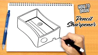 How to draw Pencil Sharpener