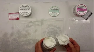 STAMPERIA : Cream Paste vs Modeling Paste vs Sculpture Paste : Texture Molds A5