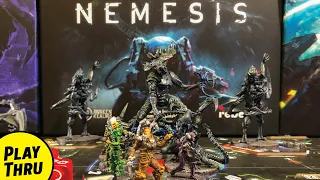 NEMESIS Board Game solo playthrough