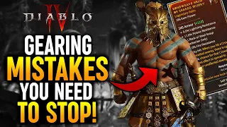 Diablo 4 - STOP Gearing Wrong! 5 HUGE MISTAKES to AVOID! (Diablo 4 Tips and Tricks Guide)