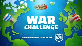 Clash of Clans War Challenge - LIVE