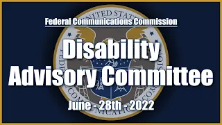 Disability Advisory Committee Meeting - June 2022