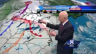 Joe: Freezing rain could fall for 5 to 7 hours Tuesday, Wednesday
