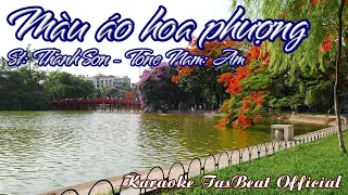 Karaoke Màu Áo Hoa Phượng Tone Nam | TAS BEAT