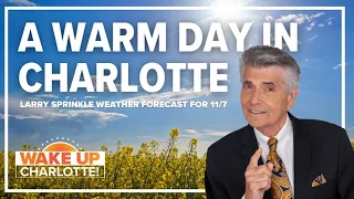 Record high possible in Charlotte, NC: Larry Sprinkle forecast 11/7/22