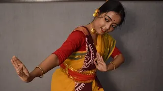 Eki Labonye Purno Prane||Jayati Chakraborty|| dance cover by  NATYAM