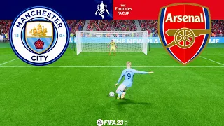 FA Cup | MANCHESTER CITY vs ARSENAL | [Penalty shootout] FIFA 23