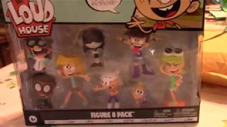 loud house figure 8 pack unboxing