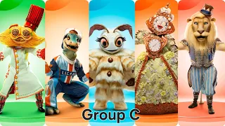 Ranking all group C contestants | The Masked Singer Season 11