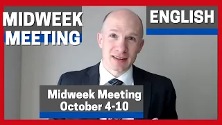 JW. English Midweek Meeting 2021 (Midweek Meeting October 4-10)