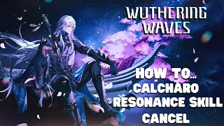 Calcharo Resonance Skill Cancel | Wuthering Waves