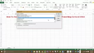 How To Enable PowerPivot, PowerQuery, PowerView and Power Map in Excel 2013