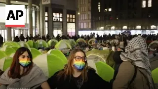 Dozens arrested at NYU pro-Palestinian protest