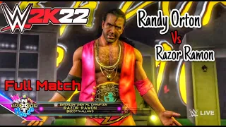 WWE 2K22 GAMEPLAY - Randy Orton vs Razor Ramon for WWE Intercontinental Championship!