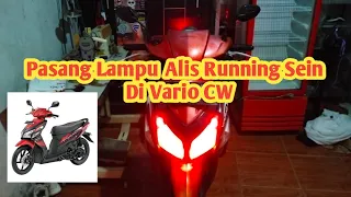 Cara pasang lampu alis di vario karbu 110