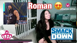 Demon Diva Reacts | Roman Reigns Teams Up With Jey Uso - Samoan Street Fight on Smackdown