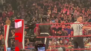 Jeff Hardy’s Live Entrance at Monday Night Raw with No More Words!!!