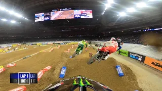 GoPro: Malcolm Stewart | 2021 Monster Energy Supercross | Houston 1 | 450 Main Event Highlights