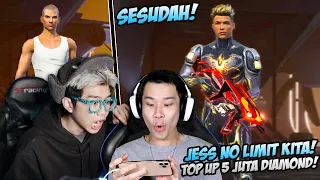 GILA! KASI JESS NO LIMIT TOPUP 5JUTA DIAMOND, DAPET ITEM LANGKA! KEREN PARAH SEMUA 1XKLIK PERMANENT!