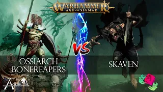 [ITA] Skaven VS Ossiarch Bonereapers - Battle Report Age of Sigmar