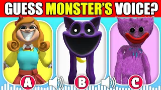Guess the Monster's Voice | Poppy Playtime Chapter 3 | Smiling Critters | Kissy Missy, Miss Delight