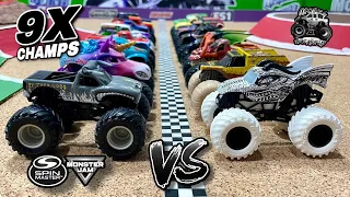 Toy Diecast Monster Truck Racing Tournament | Winter Series Round #6 | Series #8 🆚 Series #17