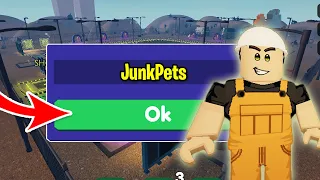 ALL NEW JUNK SIMULATOR CODES *PETS UPDATE* Codes for Junk Simulator Roblox 2022!