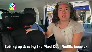 Maxi Cosi RodiFix booster: Set Up & Installation - TheCarSeatLady