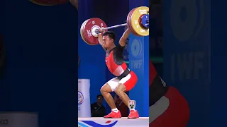 Rizki Juniansyah (73kg 🇮🇩) 164kg / 361lbs Snatch Slow Motion + Real-Time! #weightlifting