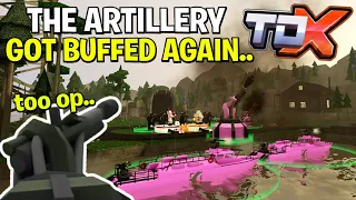 The ARTILLERY Got BUFFED Again.. It's Even Better Now.. | Roblox Tower Defense X