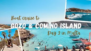 Boat Cruise To Gozo & Comino Island | Swimming In The Blue Lagoon | Day 2