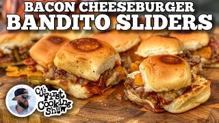 CJ's Bacon Cheeseburger Bandito Sliders | Blackstone Griddles