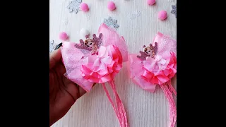 DIY bows *Cold heart*/Бантики Эльза *Холодное сердце*