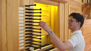 Demo of the Thuringian-style Bach Organ in Budapest, Hungary | Aeris Orgona