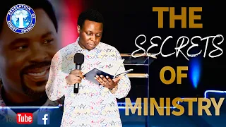⚜"I SAW PROPHET T B JOSHUA AND HE TOLD ME THE SECRETS OF MINISTRY"⚜