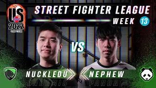 NuckleDu (Guile) vs. Nephew (Kolin) - FT2 - Street Fighter League Pro-US 2022 Week 13