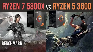 Ryzen 7 5800x vs Ryzen 5 3600 benchmark test