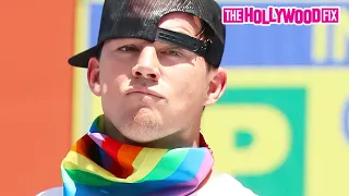Channing Tatum Shows Off His Best Stripper Moves While Dancing On The Magic Mike Float At LA Pride