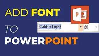 How to Install / Add Fonts in Microsoft PowerPoint - PowerPoint Tips and Tricks