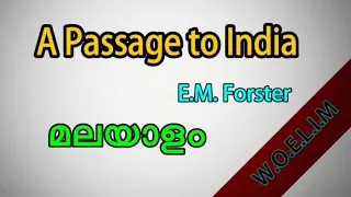 A passage to India in Malayalam,A passage to India novel summary in Malayalam