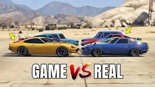 GTA 5 ONLINE - GTA 5 CARS VS REAL LIFE CARS PART #09 (WHICH IS FASTEST?)