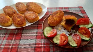 Постные Картофельные Зразы с Грибами. Идеально в Пост. Вкусно и Просто.