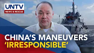 Chinese vessels' harassment during resupply mission, irresponsible - Sec. Teodoro