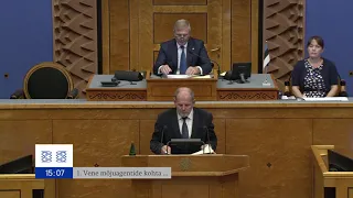 Riigikogu istung, 17. september 2018