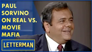 Paul Sorvino On The Real Mafia Vs. Movie Mafia | Letterman