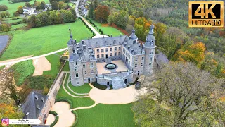 Castle of Mirwart (Saint-Hubert - Belgium) - Drone footage Ultra HD 4K