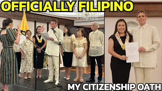 I AM OFFICIALLY FILIPINO - President Grants Philippine Citizenship