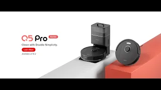 Roborock Q5 Pro+ - Clean with Double Simplicity.